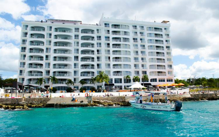 Coral Princess Hotel and Dive Resort with oceanfront pool and direct access to Cozumel reef diving.