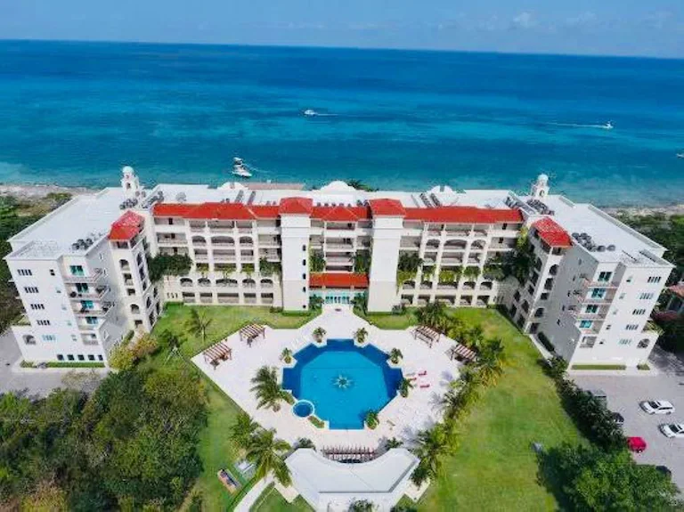 The Landmark Resort of Cozumel luxury condo-style beachfront property with large suites and ocean views.