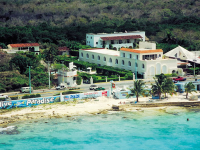 Villablanca Garden Beach Hotel boutique property in Cozumel with garden setting, beach access, and casual island atmosphere.